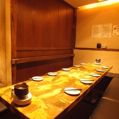 10名まで入れる個室♪宴会やファミリーにも人気の個室!!