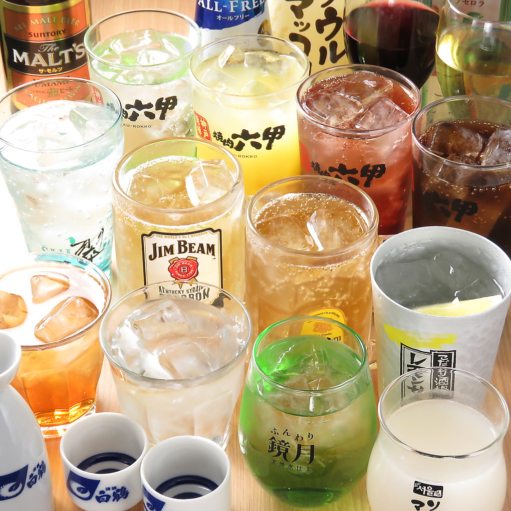 ドリンクメニューも豊富★食べ飲み放題プランは4260円～！！！