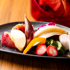 自家製漬物の盛り合わせ