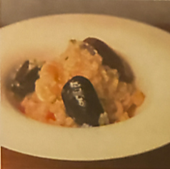 パエリア風シーフードリゾット