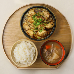 鶏のゆず胡椒焼き定食