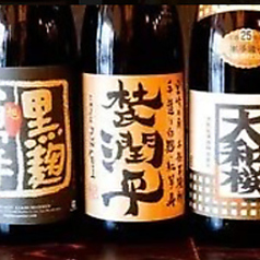店主こだわりの焼酎