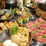 和さびやといえば 『旬菜コース』 夏のコース内容は、名物牛タン山葵焼き、オクラ饅頭♪