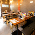 【多様なシーンに◎】2名様～利用可能の大小テーブル席完備★食事・飲み会等、様々なシーンに対応致します！