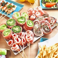 焼き鳥だけじゃない!絶品肉巻き串