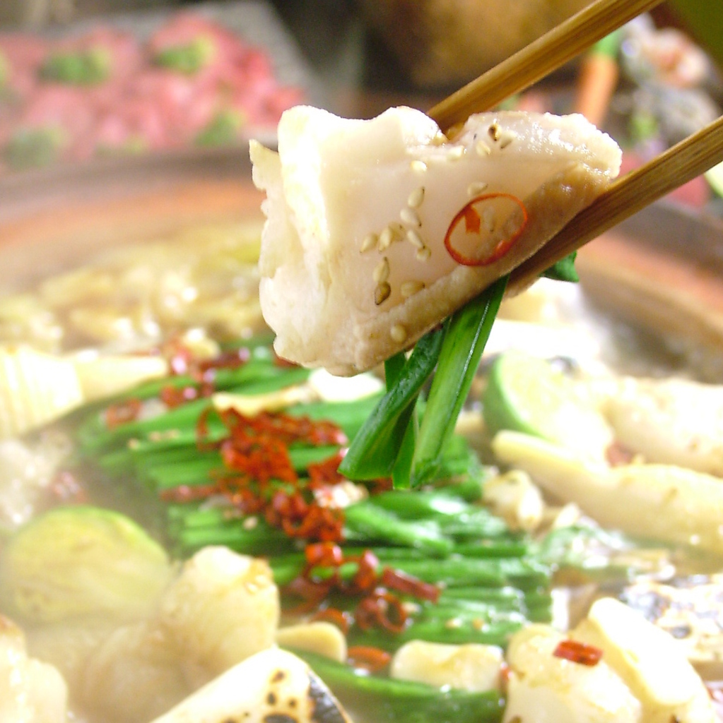 【新登場！】 自家製みそベースのスープにぷりっぷりのもつ♪もつ鍋コース2000円/2500円/3000円