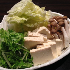 白菜、豆腐、水菜