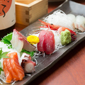 料理メニュー写真&nbsp;おまかせ造り盛合せ（五種）
