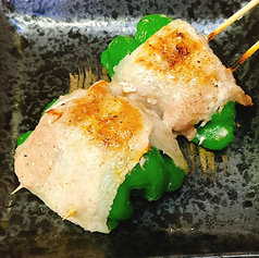 肉巻きピーマン串