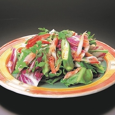 かにグリーンサラダ