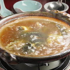 専門店ならでは！すっぽんを贅沢に使った特製スープの写真