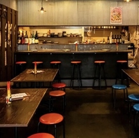 落ち着いた店内でゆったりと