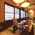 お座敷の席は大人数でのご利用にも！ゆったり個室で竹田・大分の美味しい食材を使用した料理の数々をご堪能下さいませ！