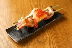 鮭ハラス塩焼きいくらがけ