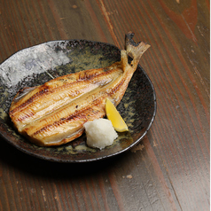 シマホッケ開きの炭火焼き