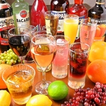 単品飲み放題もございます！お好きなお料理とご一緒に豊富なドリンクをお楽しみいただけます！
