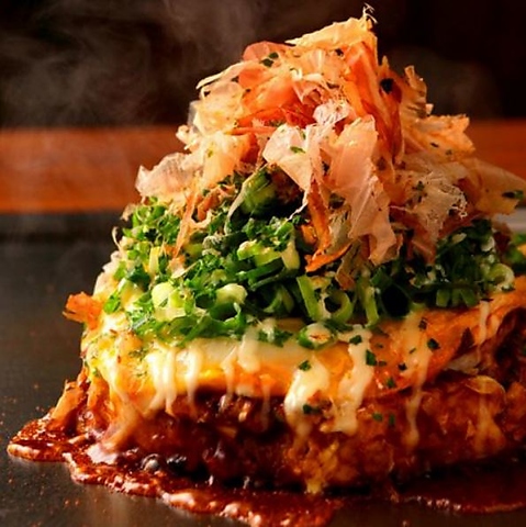 こだわりの本場大阪スタイルのお好み焼きと焼きそば