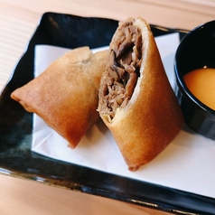 すき焼き春巻きの写真