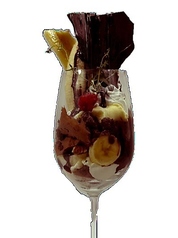 チョコバナナパフェ