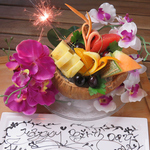 .誕生日・記念日にも◎対象クーポンご利用で、サプライズフルーツプレートをプレゼントいたします！
