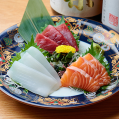 刺身三点盛り