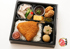肉厚アジフライと柚子香る豚しゃぶ御膳 ※ご注文期限3営業日前の18時まで ※最低注文料金 15,000円