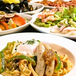 グランパのパーティーコースは生パスタともちもちナポリピッツァ♪２０００円（税別）～