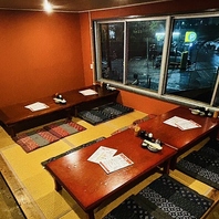 大人数でも安心な座敷席をご用意しております！