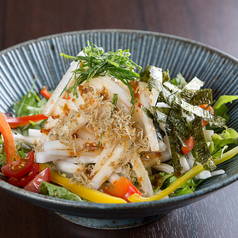 じゃこと大根のサラダ～梅ドレッシング～