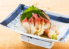 活ホッキ貝刺し