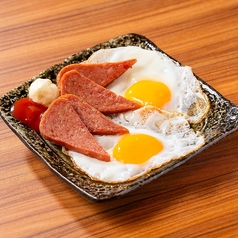 ポーク目玉焼き