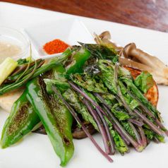 季節の野菜焼き盛り合わせ