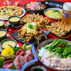 あご出汁餃子ゆでタン さんじ 天文館店のコース写真