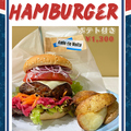 料理メニュー写真&nbsp;肉厚飛騨牛ハンバーガー