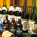 馬肉料理と相性ピッタリの焼酎・日本酒◎　ここでしか飲めない珍しいお酒に出会えるかも・・・