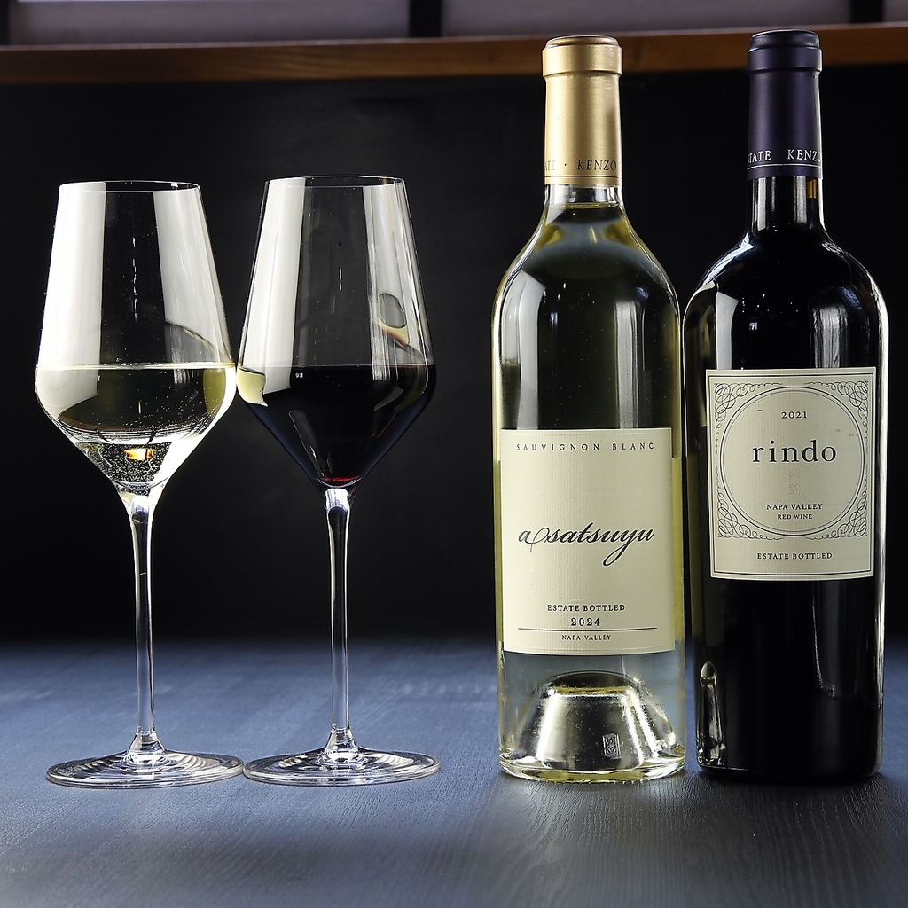 甘美なるマリアージュ！滋味深い串揚げとご一緒にご堪能いただくお酒は当店厳選のワインがおすすめ◎