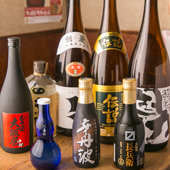 焼酎・日本酒など各銘柄を取り揃えております♪