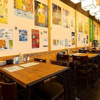 レイアウト自由！店舗貸切可能