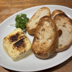 クリームチーズの西京味噌漬け(バゲット添え)