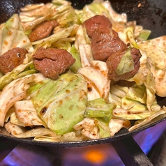 ハラミとキャベツ炒め