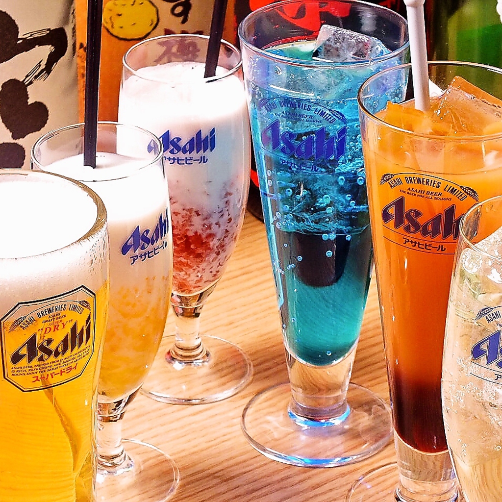 お食事だけじゃない!?アオゾラダイニングはお酒も飲めちゃうんです!単品飲み放題１，６５０円