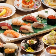 コースでも寿司・和牛・海鮮を豪華にラインナップ