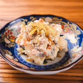 料理メニュー写真&nbsp;ポテサラ 爽やかレモンといぶりがっこ