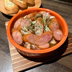 チョリソーのアヒージョ