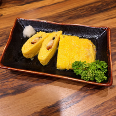 大山鶏せせりの炭火焼/うなぎ入りだし巻き