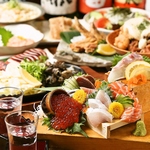 北海道の厳選素材を使ったコースは飲み放題付き3500円～宴会・コンパにおすすめです！