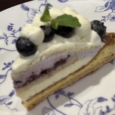 国産小麦を使ったブルーベリータルト