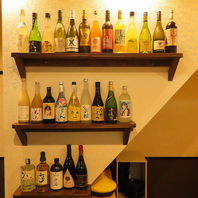 日本酒・焼酎も自慢の品揃え。限定酒にも出会えるかも！