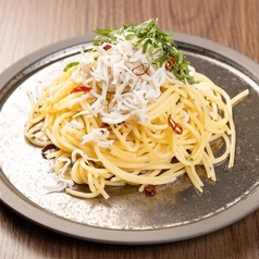 しらすと大葉のペペロンチーノパスタ