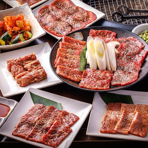 贅沢に焼肉宴会なら「かないや」で♪各種宴会予約受付中！飲み放題付コース4050円～★